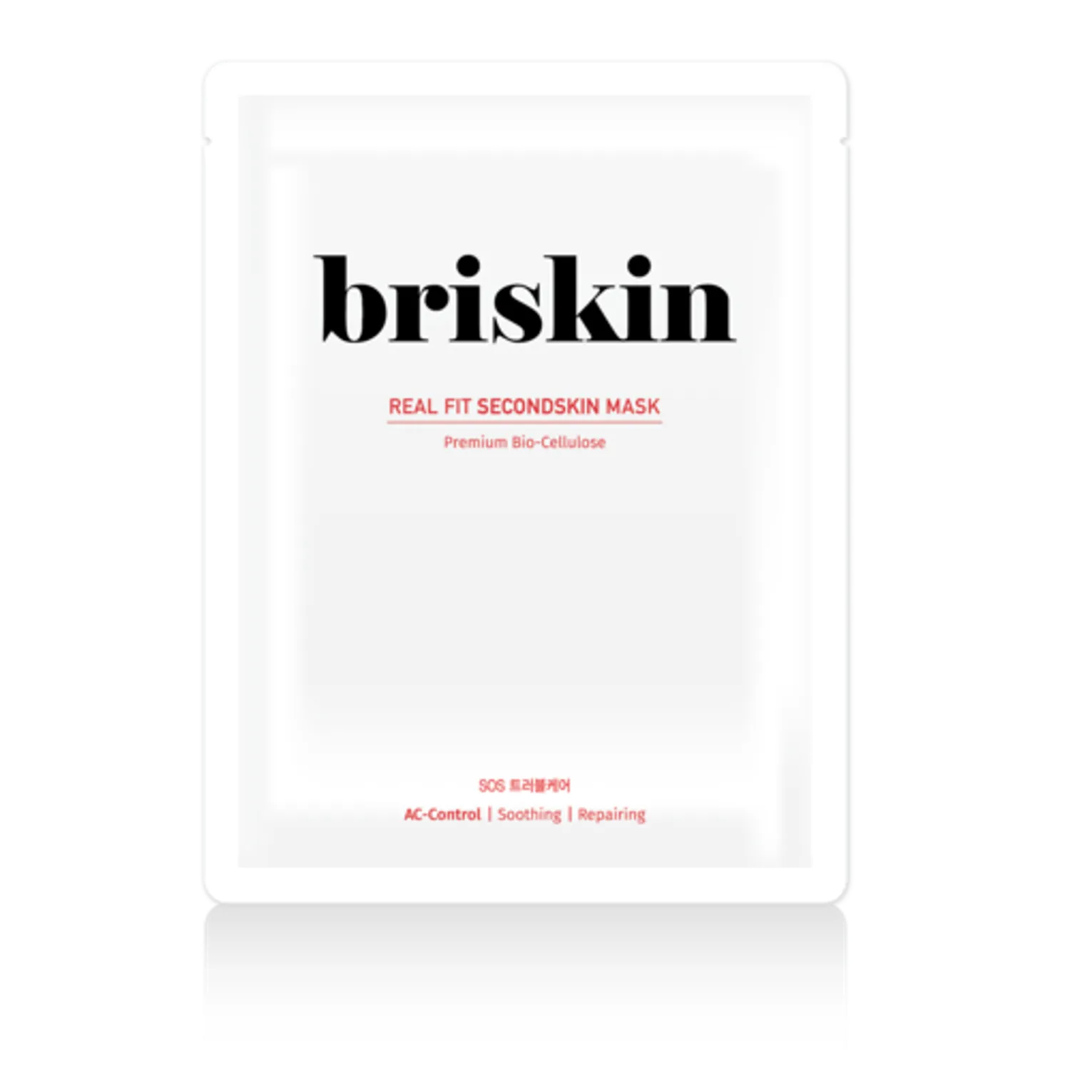 Briskin Real Fit Second Skin Mask Sheet SOS Trouble Care 10 Sheets