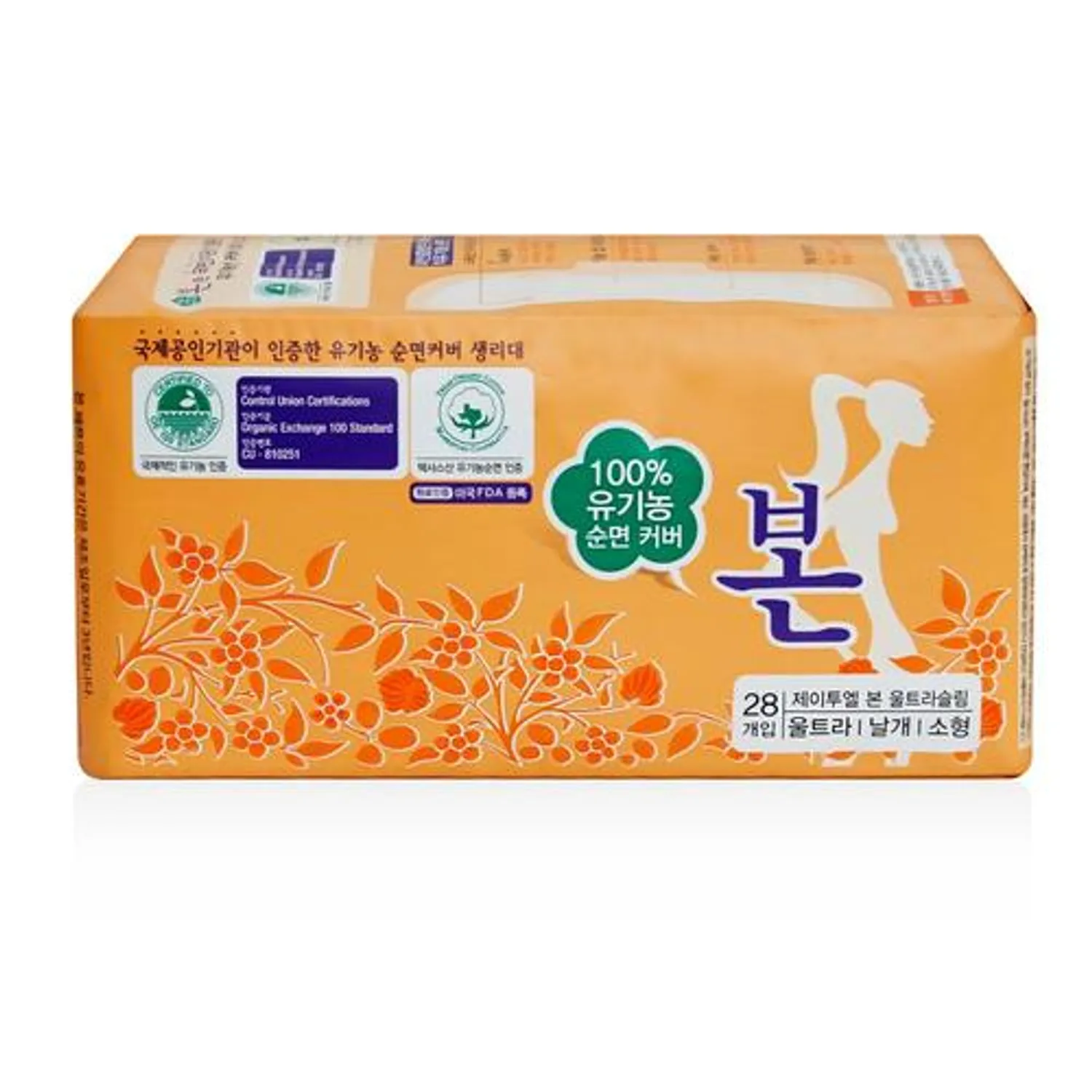 OC BON Ultra Slim Small Sanitary Pads with Wings 28 Ct.