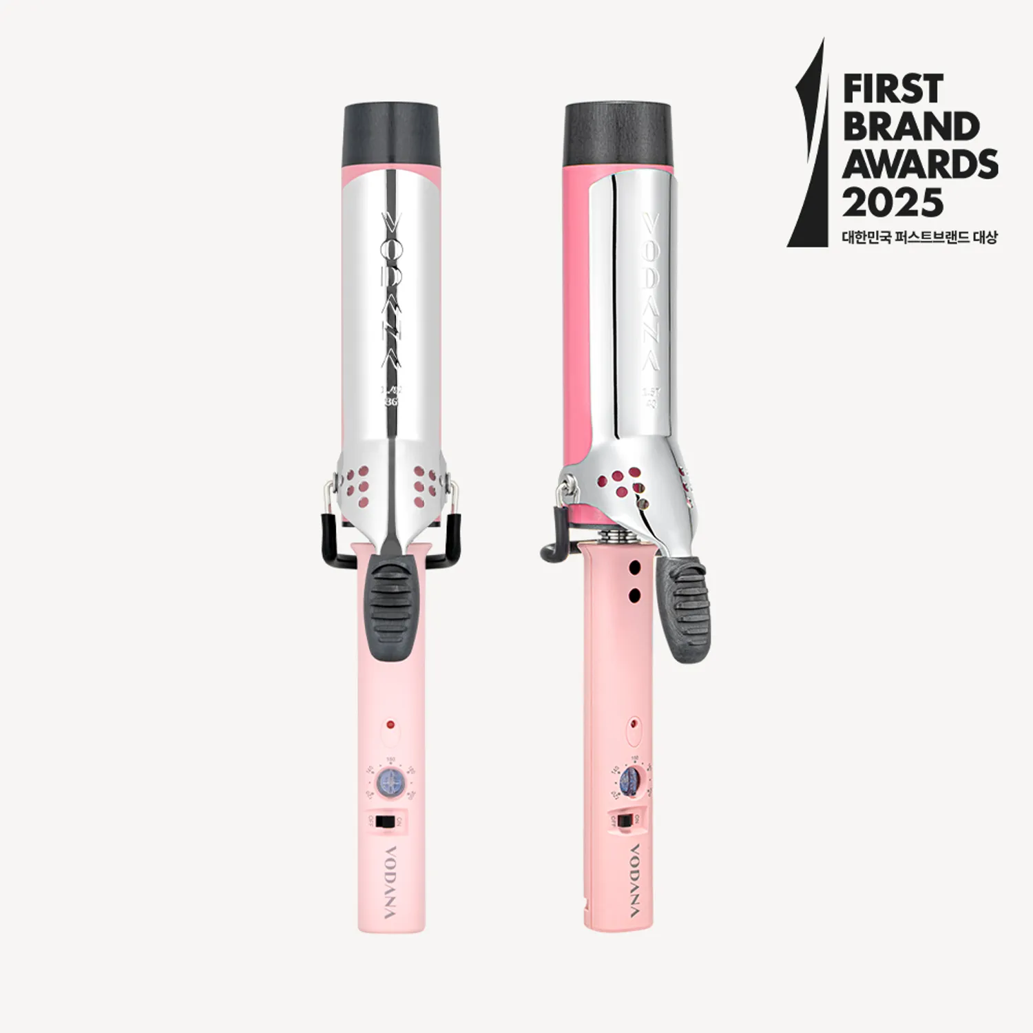VODANA Glam Wave Curling Iron FV 36mm (Pink)