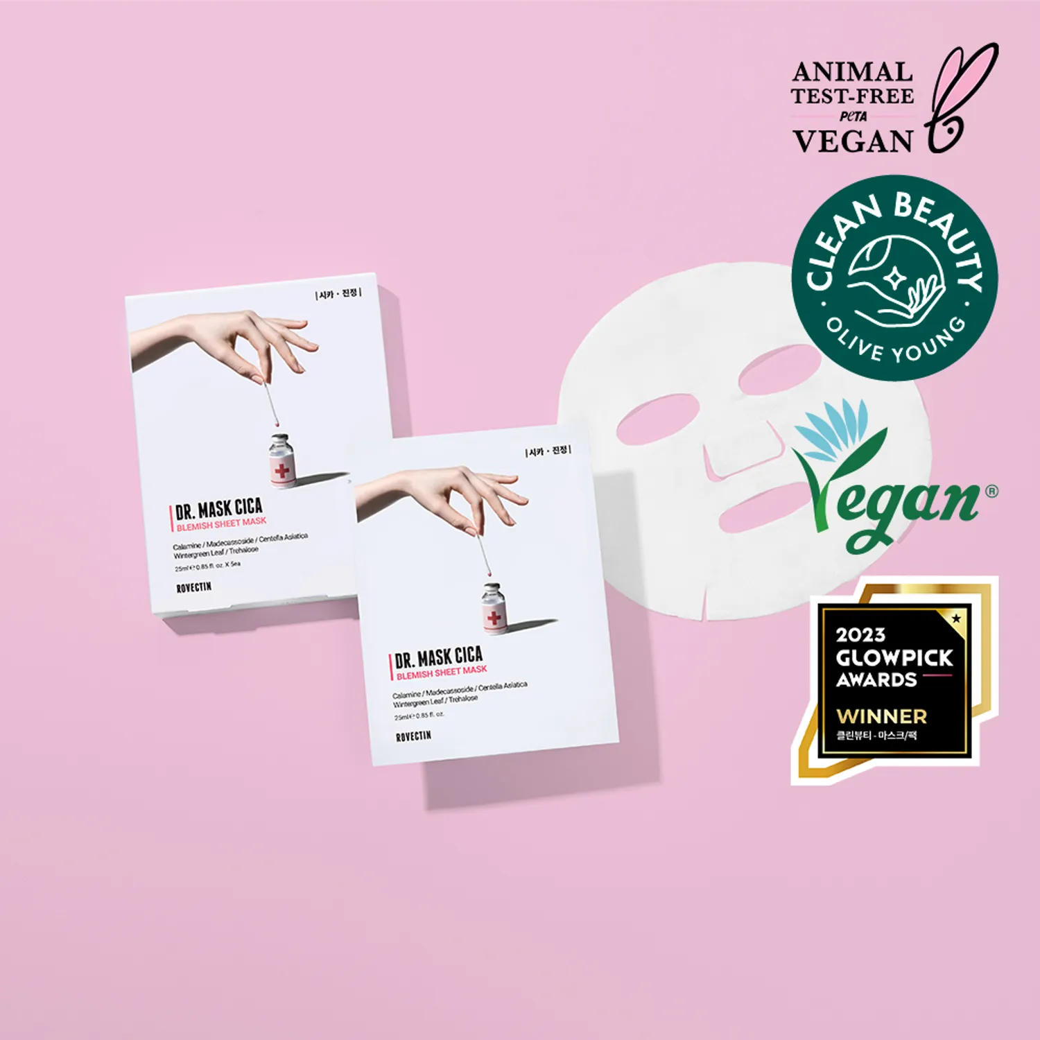 ROVECTIN Dr. Mask Cica 5ea