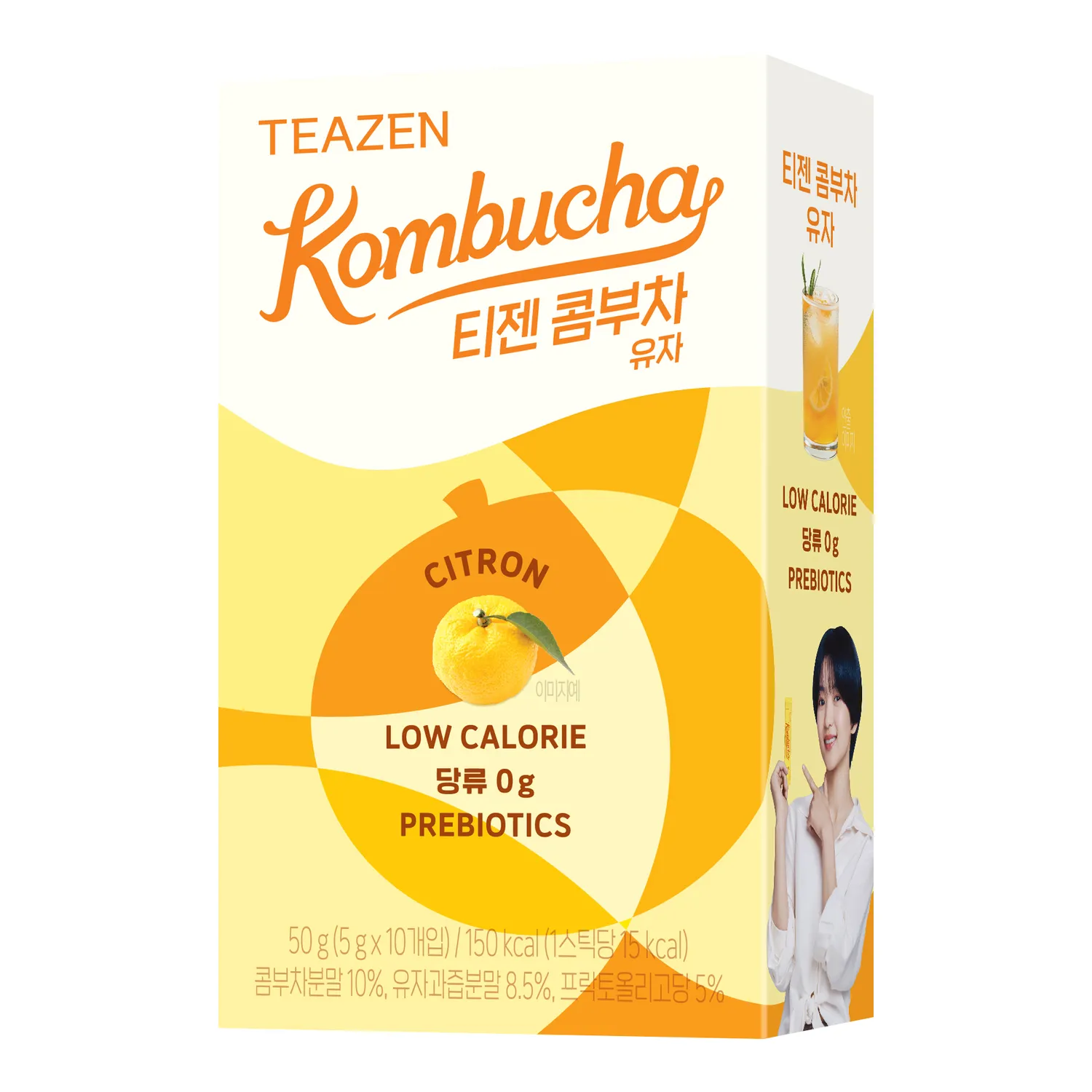 é½å¥-IDOLS' Kombuchaé½?Teazen Kombucha Citron 10 Sticks