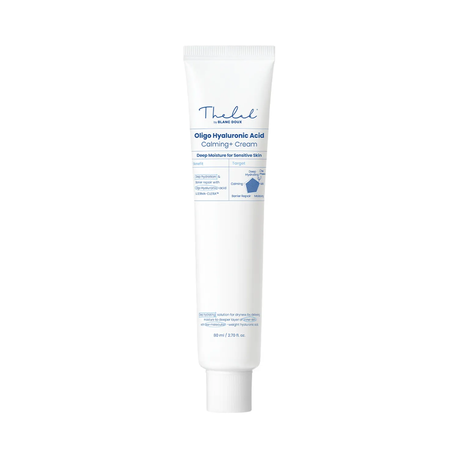 THE LAB by blanc doux Oligo Hyaluronic Acid Calming+ Cream 80ml