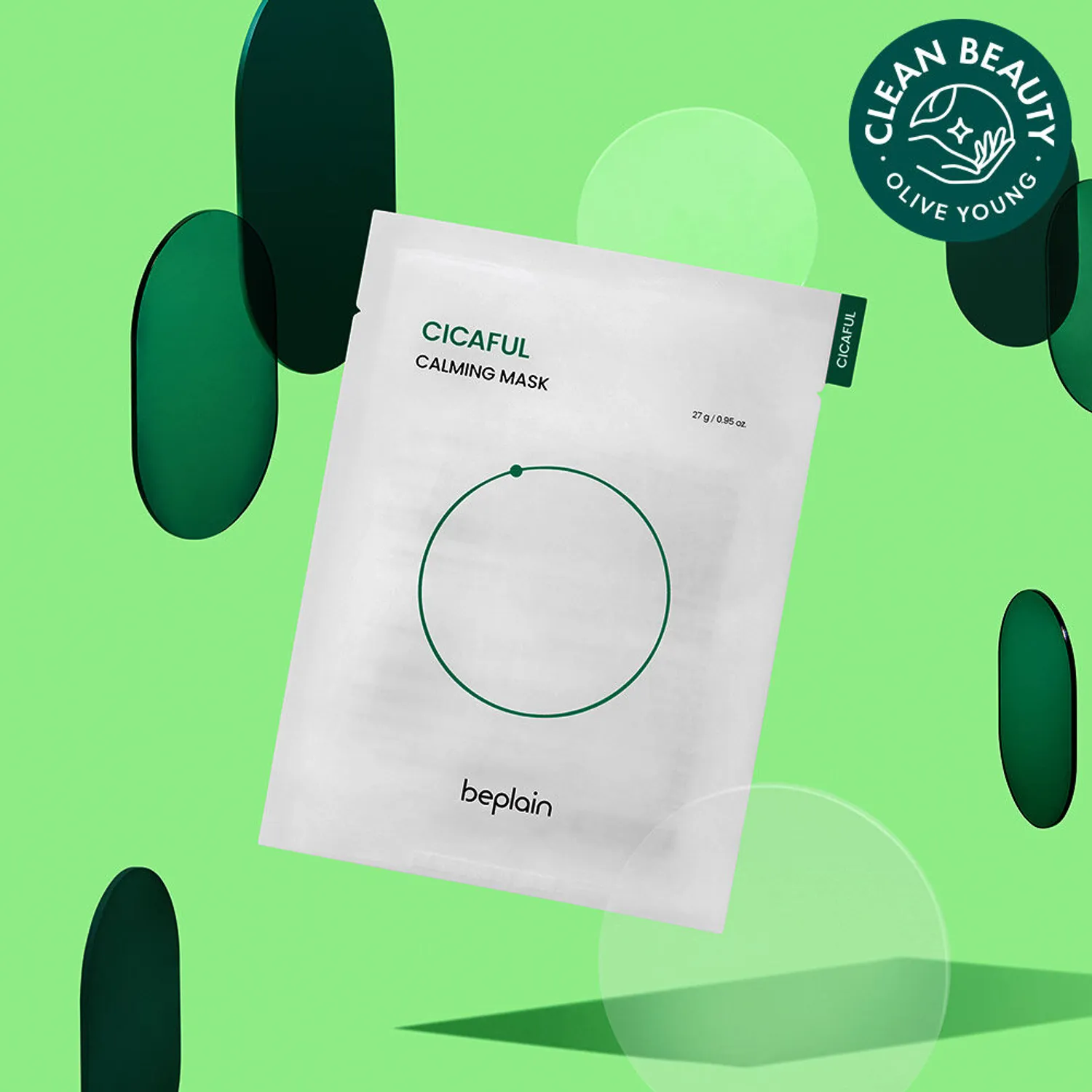 beplain Cicaful Calming Mask Sheet 1 Sheet