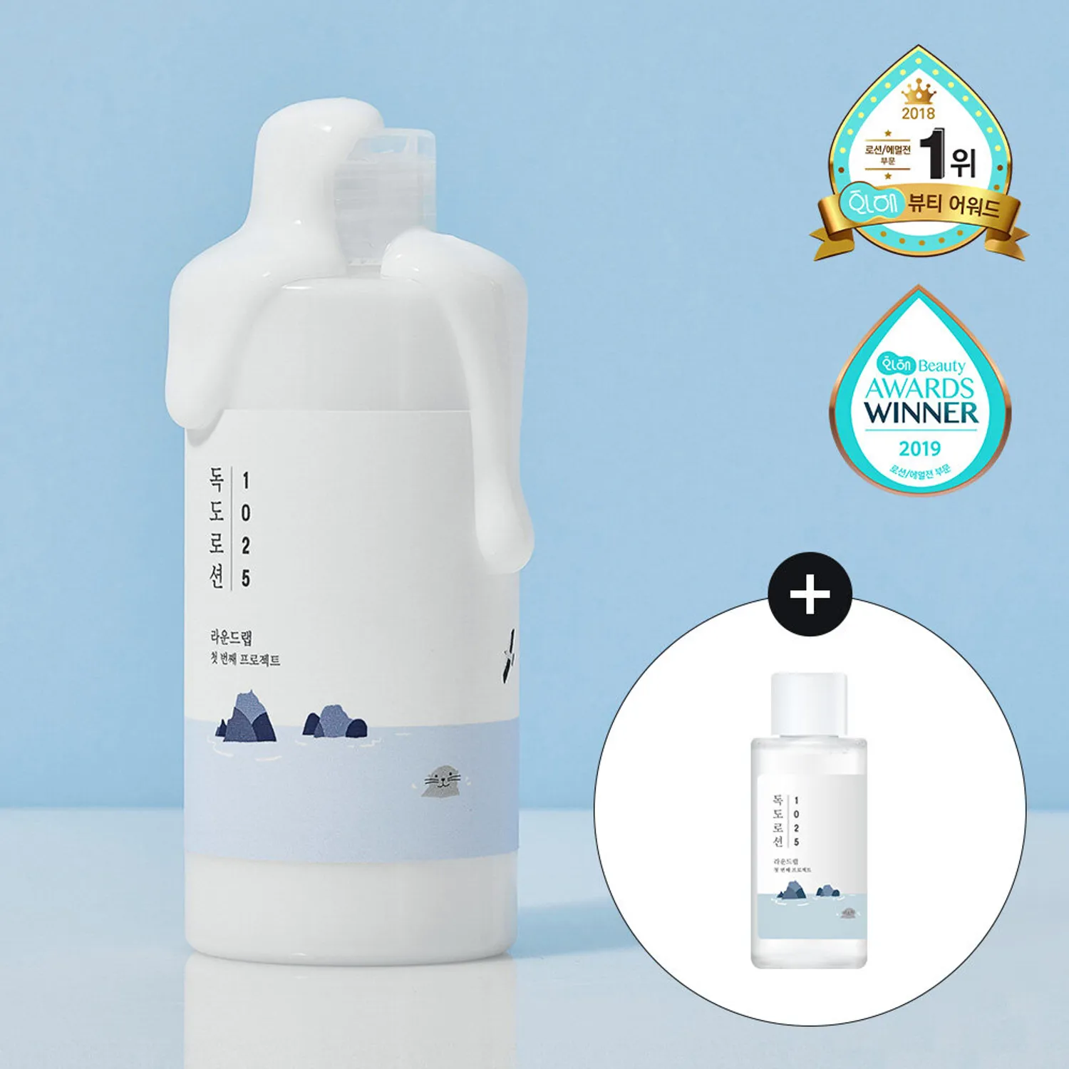 ROUND LAB 1025 Dokdo Lotion 200ml + 50ml Special Set