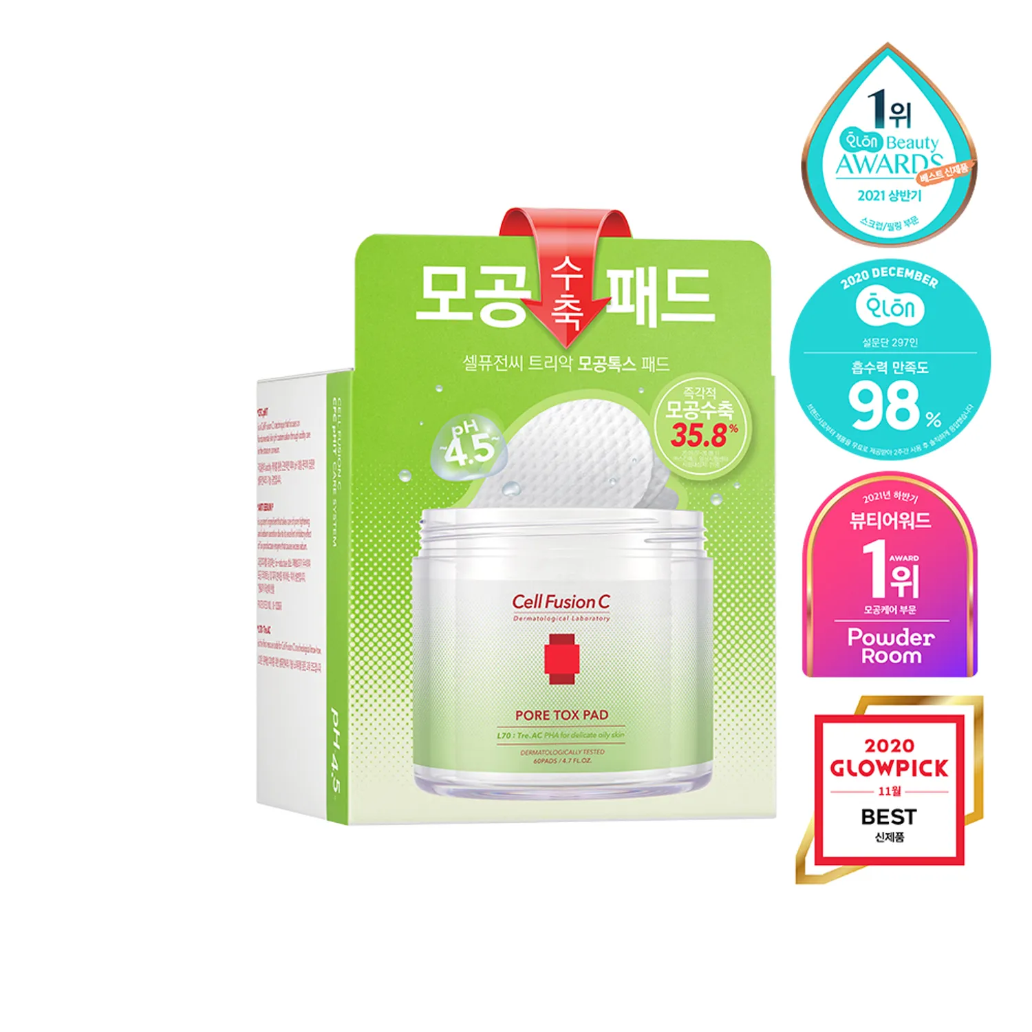 Cell Fusion C TRE.AC Pore Tox Pad 60 Sheets
